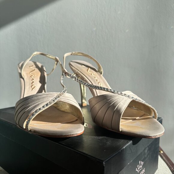 NINA Rhinestone Heels 10 - Picture 2 of 8